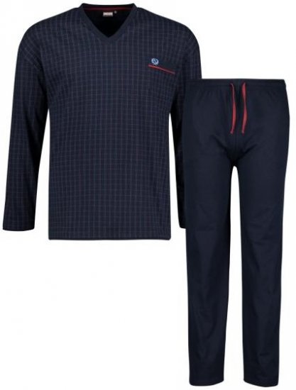 Adamo 119413 VS-Pyjama Navy - Ondergoed & Zwem - Grote Maten Ondergoed Heren