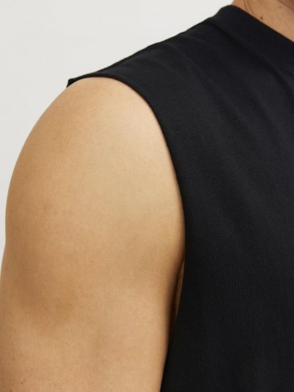 Jack & Jones VESTERBRO Sleeveless T-Shirt Black - T-shirts - Grote Maten T-shirts Heren