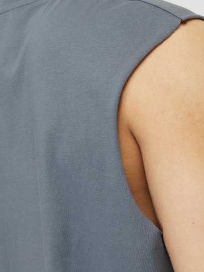 Jack & Jones VESTERBRO Sleeveless T-Shirt Stormy Weather - T-shirts - Grote Maten T-shirts Heren