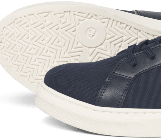 Jack & Jones Watmos Canvas Sneakers Navy Blazer - Herenschoenen 40-52 - 