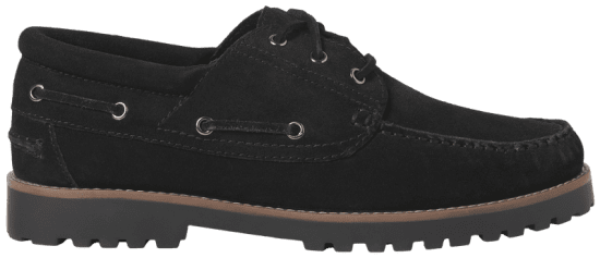 Jack & Jones Brooklyn Suede Boat Shoes Black - Herenschoenen 40-52 - 
