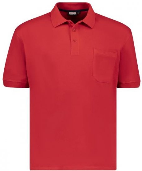 Adamo 139311 Poloshirt RF Red - Polo shirts - Grote Maten Poloshirts Heren