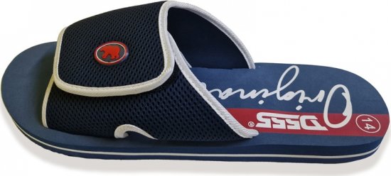 D555 DRAKE Slippers With Velcro Fastening Navy - Herenschoenen 40-52 - 
