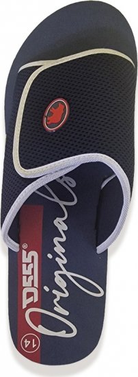 D555 DRAKE Slippers With Velcro Fastening Navy - Herenschoenen 40-52 - 