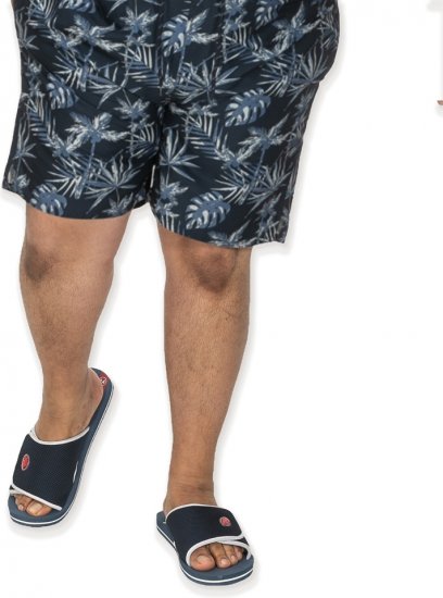 D555 DRAKE Slippers With Velcro Fastening Navy - Herenschoenen 40-52 - 