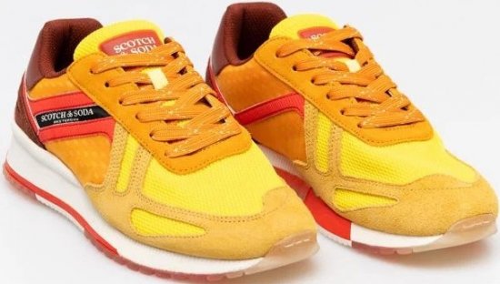 Scotch & Soda S498 Sneakers Orange - Herenschoenen 40-52 - 