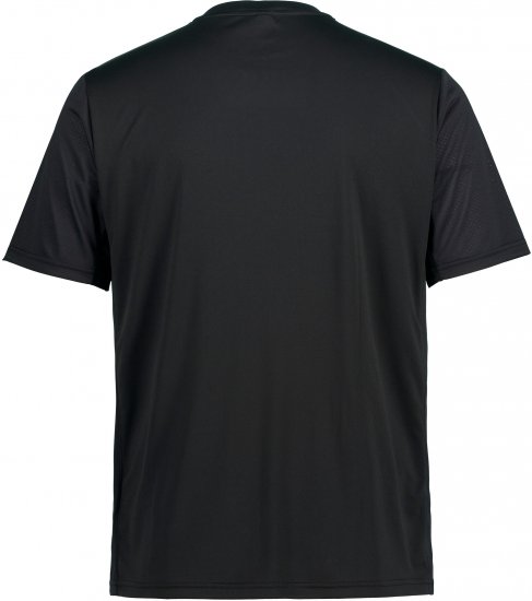 JP1880 FLEXNAMIC® QuickDry Tennis T-Shirt Black - Sportkleding & outdoor - Grote Maten Sportkleding Heren