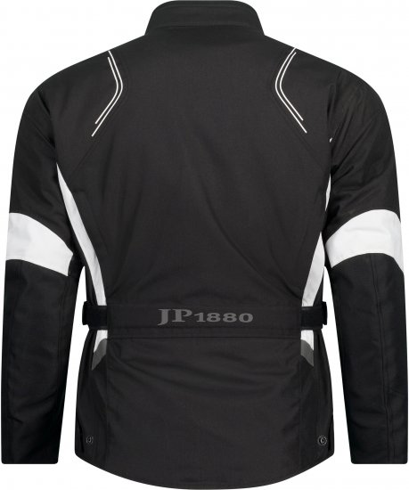JP1880 Sporty Touring Motorcycle Jacket Black - Motorkleding in plusmaten - Motorkleding in grote maten voor mannen