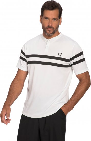 JP1880 Henley Tennis T-Shirt Snow White - Sportkleding & outdoor - Grote Maten Sportkleding Heren