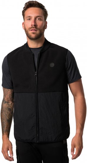 JP1880 Level 2 Double-Layer Fleece Vest Black - Sportkleding & outdoor - Grote Maten Sportkleding Heren