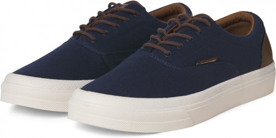 Jack & Jones Lington Canvas Sneakers Navy Blazer - Herenschoenen 40-52 - 
