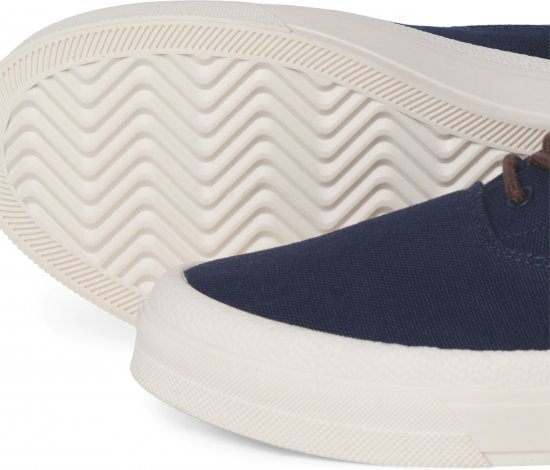 Jack & Jones Lington Canvas Sneakers Navy Blazer - Herenschoenen 40-52 - 