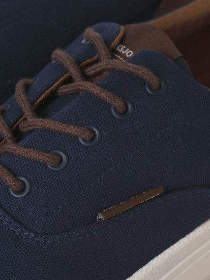 Jack & Jones Lington Canvas Sneakers Navy Blazer - Herenschoenen 40-52 - 