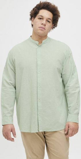 Jack & Jones Breeze Poplin Long Sleeve Shirt Iceberg Green - Overhemden - Overhemden Grote Maten Heren
