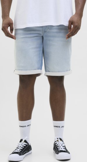 Jack & Jones Rick Icon I.K. Shorts Blue Denim - Korte broeken - Grote Maten Korte Broeken Heren