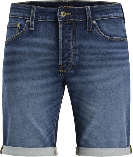 Jack & Jones Rick Con I.K. SHORTS GE 132 SN Blue Denim - Korte broeken - Grote Maten Korte Broeken Heren