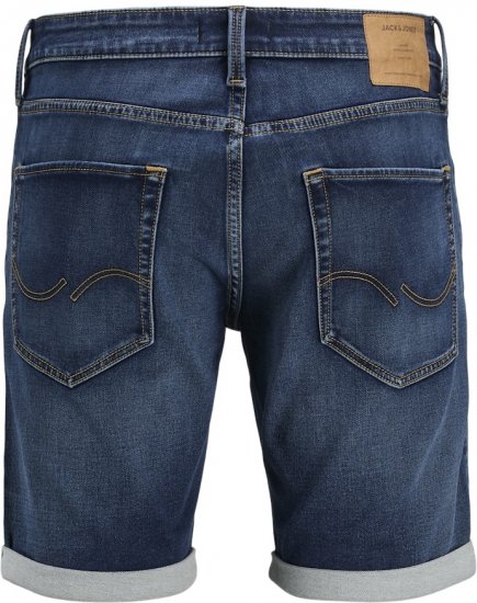 Jack & Jones Rick Con I.K. SHORTS GE 132 SN Blue Denim - Korte broeken - Grote Maten Korte Broeken Heren