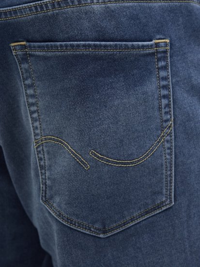 Jack & Jones Rick Con I.K. SHORTS GE 132 SN Blue Denim - Korte broeken - Grote Maten Korte Broeken Heren