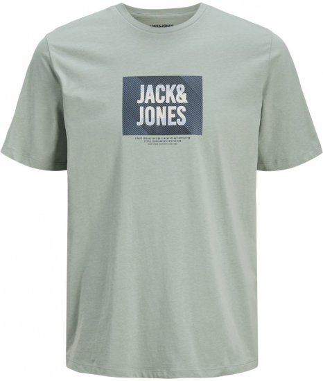 Jack & Jones Hudson Crew Neck T-Shirt Iceberg Green - T-shirts - Grote Maten T-shirts Heren
