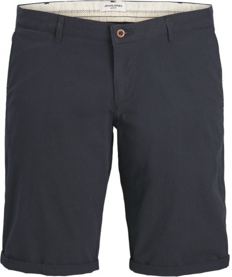 Jack & Jones Marco Erik Chino Shorts Navy Blazer - Korte broeken - Grote Maten Korte Broeken Heren