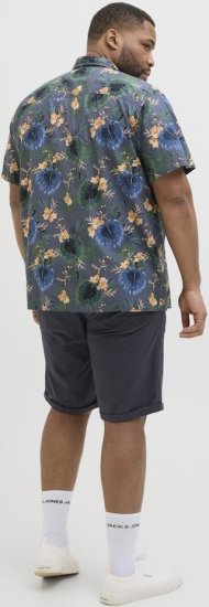 Jack & Jones Marco Erik Chino Shorts Navy Blazer - Korte broeken - Grote Maten Korte Broeken Heren