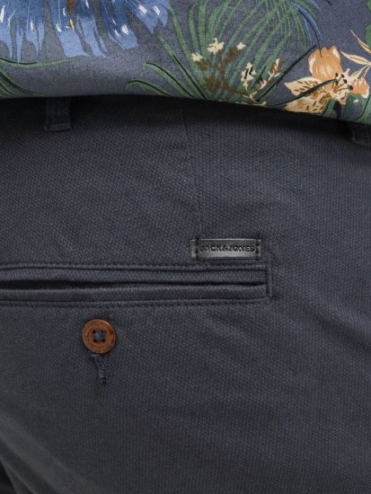 Jack & Jones Marco Erik Chino Shorts Navy Blazer - Korte broeken - Grote Maten Korte Broeken Heren