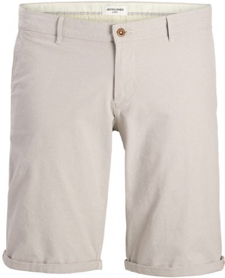 Jack & Jones Marco Erik Chino Shorts Grey - Korte broeken - Grote Maten Korte Broeken Heren