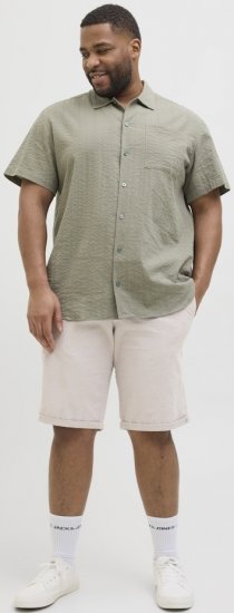 Jack & Jones Marco Erik Chino Shorts Grey - Korte broeken - Grote Maten Korte Broeken Heren