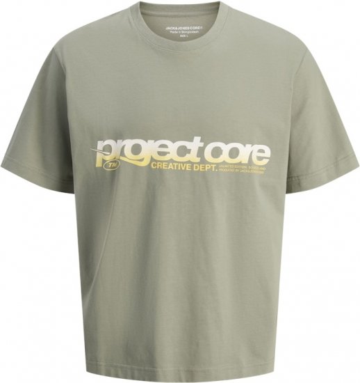 Jack & Jones Project Core Loose Fit Summer T-Shirt Light Grey - T-shirts - Grote Maten T-shirts Heren