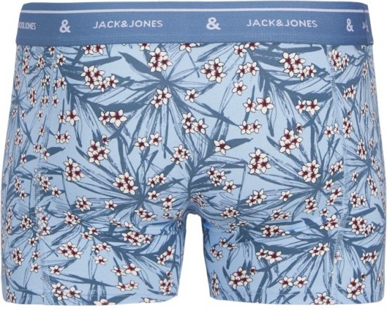Jack & Jones Zach Trunks 3-Pack Chambray Blue - Ondergoed & zwem - Grote Maten Ondergoed Heren