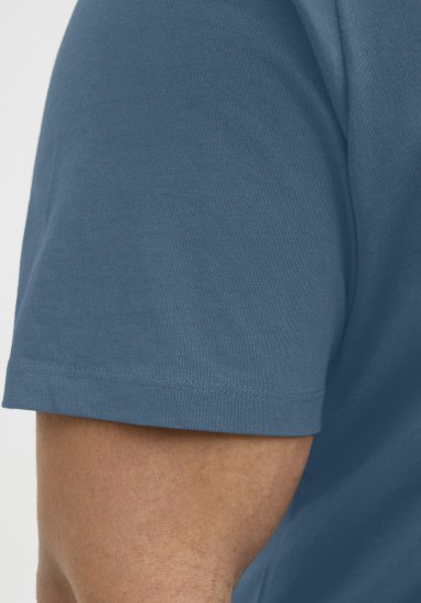 Jack & Jones Hawaii Shape Crew Neck T-Shirt Blue - T-shirts - Grote Maten T-shirts Heren