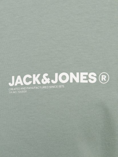 Jack & Jones Hawaii Crew Neck T-Shirt Iceberg Green - T-shirts - Grote Maten T-shirts Heren