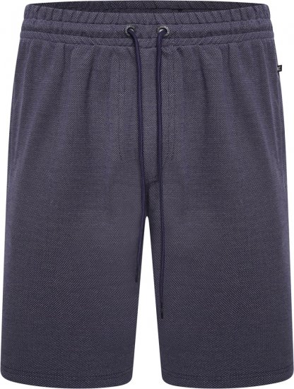 Kam Jeans 3317 Textured Interlock Shorts Indigo - Joggingbroeken & shorts - Joggingbroeken & Shorts Heren Grote Maten