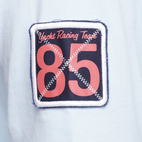 Kam Jeans 5512 1985 Racing Team Polo Blue - Polo shirts - Grote Maten Poloshirts Heren