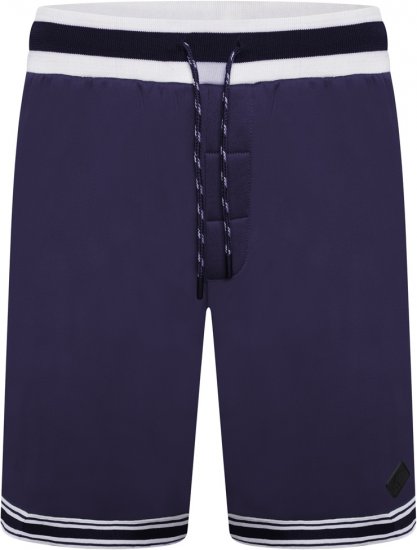 Kam Jeans TS005 Retro Tracky Set (Shorts/Sleeveless Hoodie) Navy - Motleys gekke apriluitverkoop - 