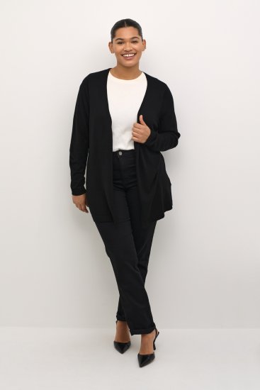 Kaffe Curve Farsia Vest Diepzwart - Sweaters & hoodies - 