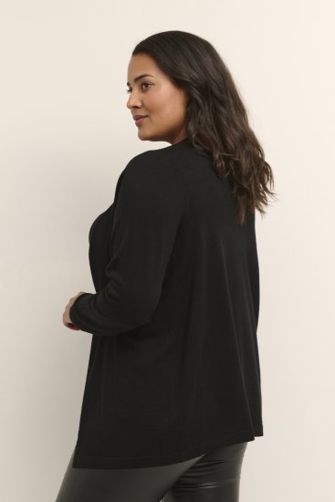 Kaffe Curve Farsia Vest Diepzwart - Sweaters & hoodies - 