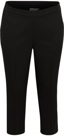 Kaffe Curve Sakira Cropped broek Diepzwart - Jeans & Broeken in Grote Maten – Plus Size - 