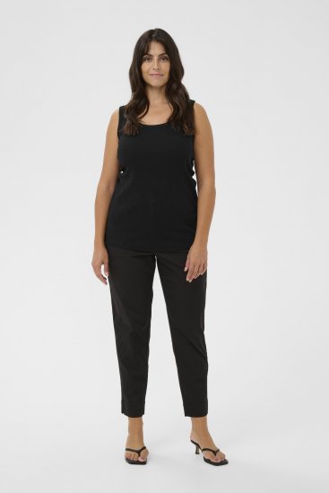 Kaffe Curve Carina Tanktop Diepzwart - T-shirts - 
