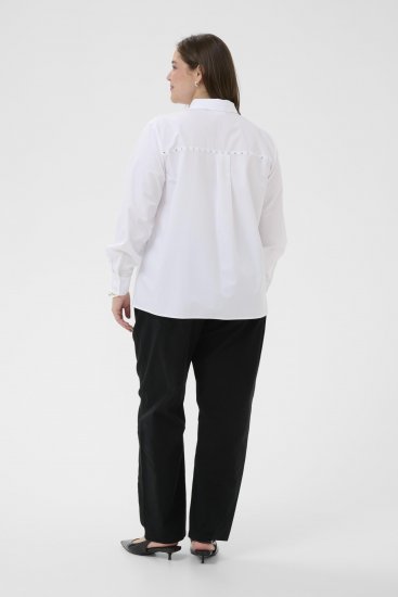 Kaffe Curve Janni Shirt Optical White - Blouseshirts - 