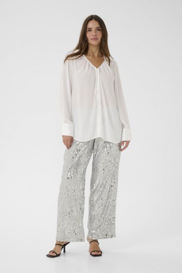 Kaffe Curve Gina Shirt White - Blouseshirts - 