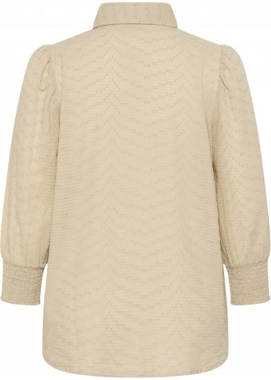 Kaffe Curve Penelopia Shirt Feather Grey - Blouseshirts - 