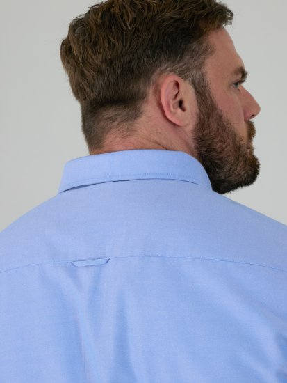 D555 Richard Oxford Overhemd Met Lange Mouwen TALL Lichtblauw - TALL overhemden - 