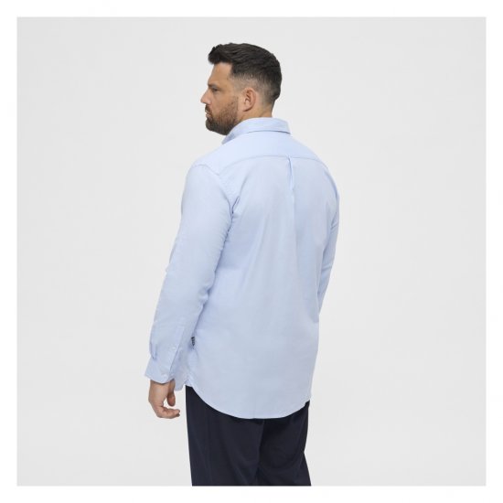North Latitude Oxford Shirt Light Blue - Overhemden - Overhemden Grote Maten Heren