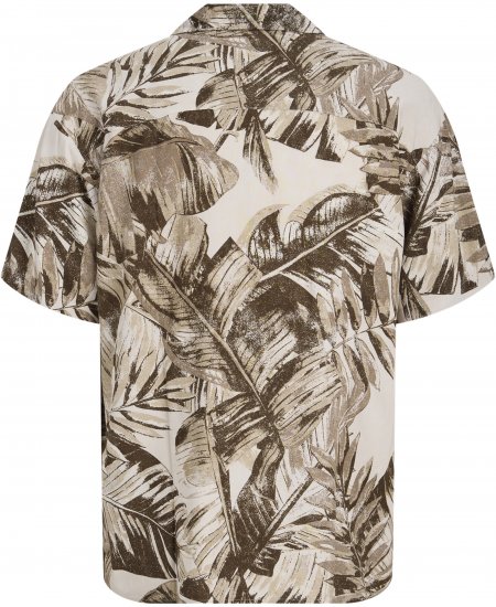 Jack & Jones Jeff Resort Short Sleeve Shirt Brown - Overhemden - Overhemden Grote Maten Heren