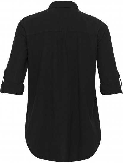 Kaffe Curve Nana Shirt Tuniek Diepzwart - Blouses & tunieken - 
