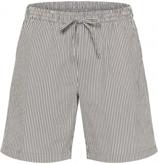 Kaffe Curve Nana Gestreepte shorts Middernacht/Wit gestreept - Jeans & Broeken in Grote Maten – Plus Size - 