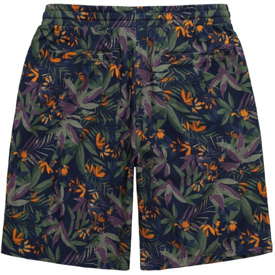 JP1880 Bermuda Shorts Floral All-over Print Navy - Korte broeken - Grote Maten Korte Broeken Heren