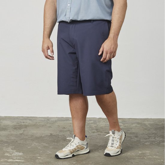 North Latitude Cool Effect Comfort Fit Shorts Blue - Korte broeken - Grote Maten Korte Broeken Heren
