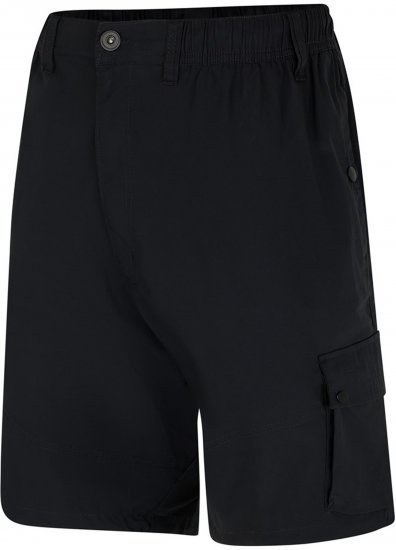 Espionage ST066 Stretch Poplin Cargo Shorts Black - Korte broeken - Grote Maten Korte Broeken Heren